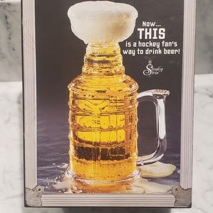 NHL Stanley Cup - Plastic Beer Mug Stein 25 oz. - Rare and Hard to Find in Box